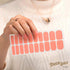 TOUGH GIRLS 20 Gel Nail Polish Strips - Exquisite with Application Accessories, No UV/LED Lamp Required (Coral)