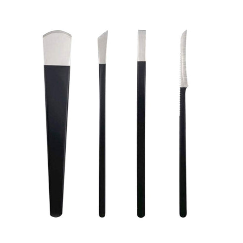 Pedicure Knife Set, 4Pcs for Feet Ingrown Toe Nail Correction with Storage Bag (4 Pieces Set)