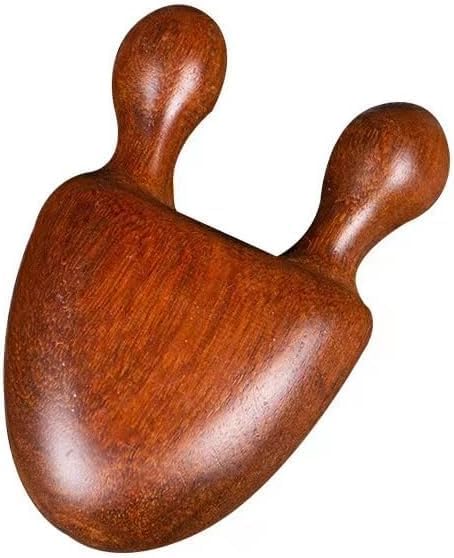 Vugyue Wood Facial Massager, Acupoint Massager, Nose Eye Neck Wood Scraper, Smooth Surface