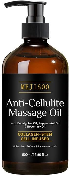 HUGROSE Anti Cellulite Massage Oil, Cellulite Remover for Legs and Firming Body Oil,