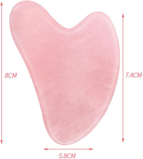 LadyCent Gua Sha Massage Tool - Natural Acupuncture Scraper for Body and Face