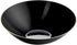Restaurantware Moderna 16 Ounce Plastic Bowls 20 Durable Disposable Salad Bowls - Gold-Rimmed Heavy-Duty Black Plastic Fancy Bowls For Warm And Cold Foods Ideal For Restaurants