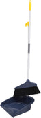 KALLORY Broom and Dustpan Set, Dust Pan and Broom Combo for Floor Cleaning, Upright Long Handle Broom for Indoor
