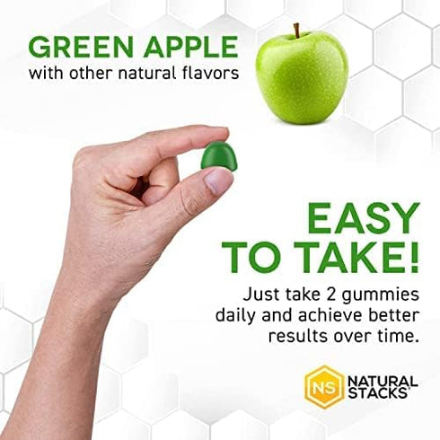 ZEN Magnesium Gummies - Premium Sensoril Ashwagandha Gummies w/L-Theanine - Magnesium Citrate Gummies for Calm & Stress Support - Magnesium Supplement Gummies - 30 Green Apple Gummies