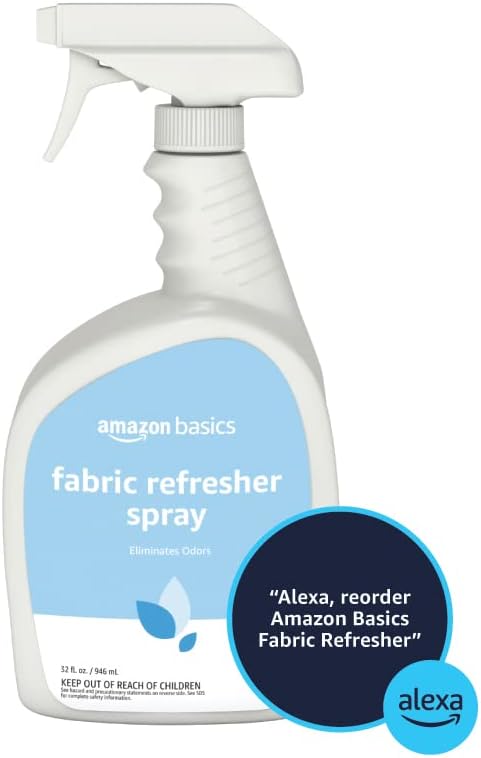 Amazon Basics Fabric Refresher Spray - Fresh Scent, 32 fl oz, Pack of 2