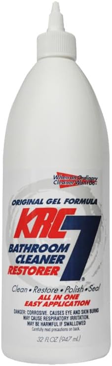KRC-7 Bathroom Cleaner Original Gel Formula, 32 oz Bottle