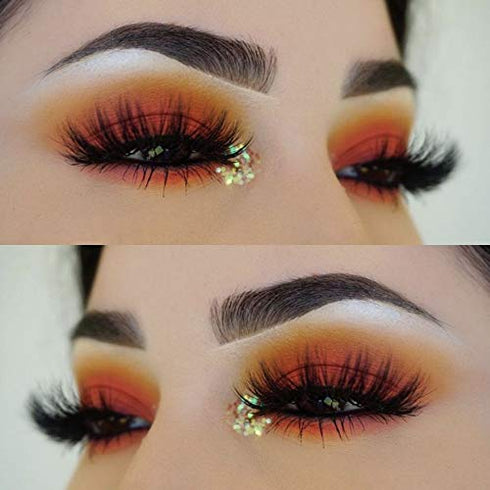 Veleasha Lashes 5D Faux Mink Lashes, Fluffy False Eyelashes, 7 Pairs Luxurious Handmade Fake Eyelashes Pack