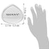 SHANY Stay Jelly Silicone Sponge - Clear Non-Absorbent Makeup Blending Sponge for Flawless Foundation Application
