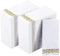 200 Disposable Hand Towels, Soft Absorbent Linen Feel Paper Hand Towels, Decorative Bathroom Napkins for Events (White