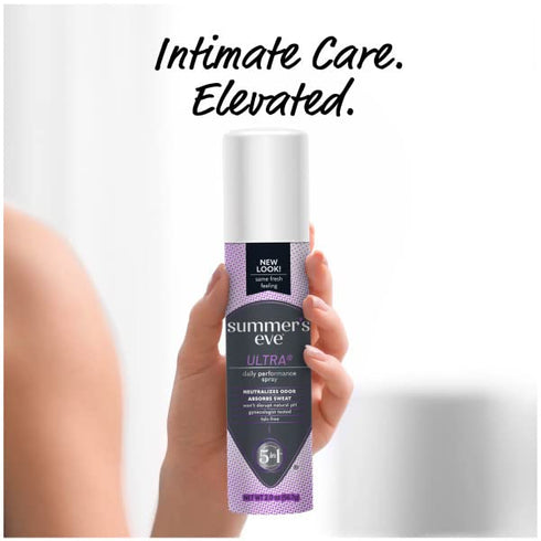 Summers 2 (Pack 2) Eve Ultra Daily Active Feminine Freshening Spray, Intimate Deodorant, Neutralizes Odor, pH Balanced