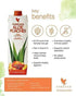 Immune 33.8 oz, 1 Pack Forever Living - Aloe Peaches, Pure Aloe with Real Peach Flavor, Supports Digestion and System