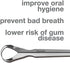 Davids 100% Medical Grade Stainless Steel Professional Tongue Scraper, Made in the USA