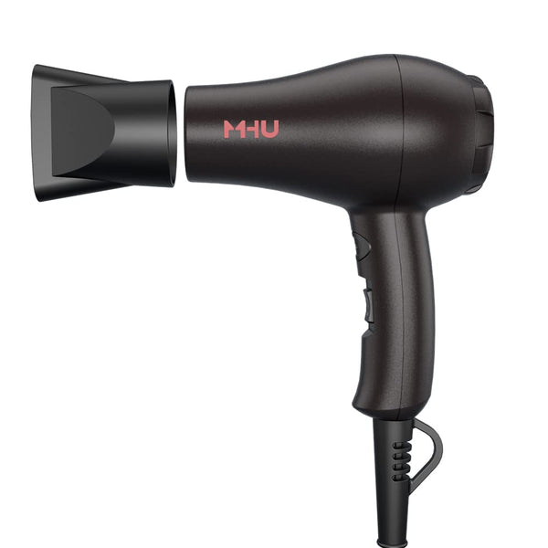 Professional Mini Travel Hair Dryer for Kids, 1000 Watts Ceramic Ionic Blow Dryer, Black