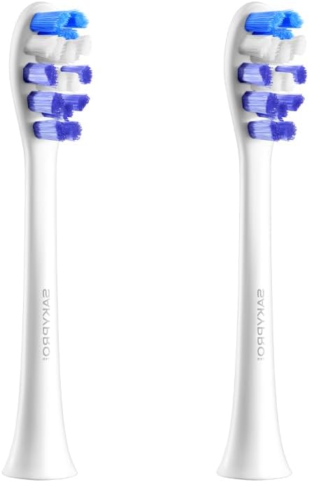 SAKYPRORAL SP14 Replacement Brush Heads for G5S/T2 Max Electric Toothbrush (2PCS)