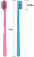 Colorful Prepasted Toothbrushes - Soft Bristles Adult Size Disposable Travel Toothbrush (24 Pieces)