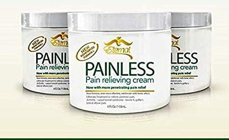 Painless Pain Relieving Cream for Arthritis, Muscle Pains, Carpal Tunnel & More! (Limited Edition) - Pack of 3