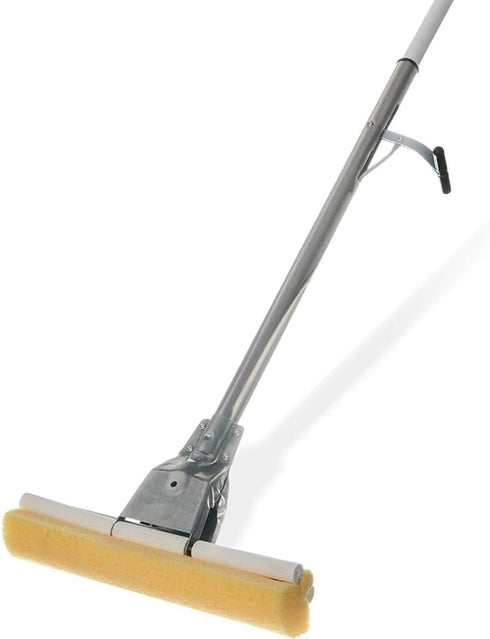 HOMEMAID CLEANING PRODUCTS 12" $20.99 HOMEMAID Foam Roller Sponge Mop, Aluminum Handle - Each / Made in USA