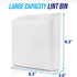 Magnetic Lint Holder Bin for Laundry Room Storage - Laundry Detergent Cup Holder Collection