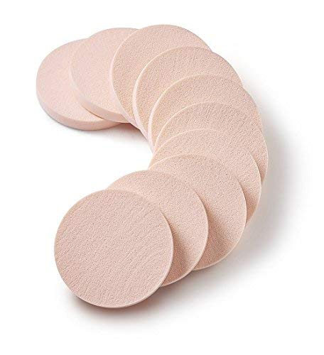 KOOBA 20pcs Makeup Powder Round Sponges, Latex Free Disposable Beauty Blender Foam Applicator for Flawless Foundation