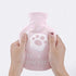 SKUZA G256486A) G256488a) Hot Water Bottle, Winter Cute Velvet Hot Water Bottle Warm Belly Treasure Cartoon Hand Mini