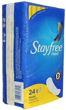 Stayfree Maxi Pads, 24ct Regular