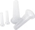 YLiiii 4Pcs Transparent Massage Cupping Set Silicone Mini Facial Cups Face Massager Helper