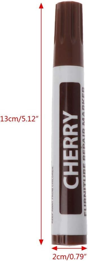 Brown Furniture Repair Wood Cabinet Touch Up Markers, Mahogany Scratch Filler Remover