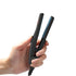 Professional Travel Size Mini Flat Iron, 0.5 inch, Tourmaline Ceramic Hair Straightener, Black