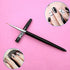 Nail Art Liner Brushes, 3PCS Metal Handle UV Gel Painting Nail Art Design Brush, 7mm/9mm/11mm