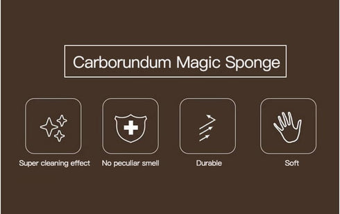6pcs/lot Magic Cleaning Sponge, Carborundum Sponge Brush, Nano Sponge Washing Tool, 3.94 * 2.76 * 0.98in