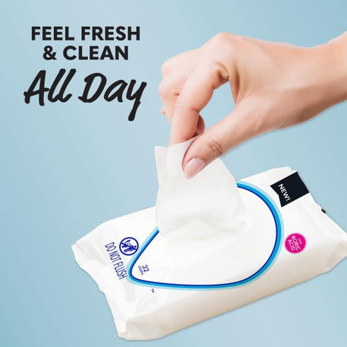 Summers 32 Count (2Pack) Eve, Ultimate Smell Protection Daily Feminine Wipes