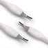 IVON Cuticle Trimmer with Pusher - 3pcs Rubber Tip Cuticle Tool for Nail Art