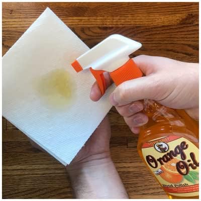 Howard Orange Oil Wood Polish and Feed-N-Wax Wood Polish and Conditioner, Bundled with Steel Wool