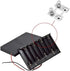 12Pairs Battery Springs AAA Battery Negative to Positive Conversion Spring Contact Nickel Plated