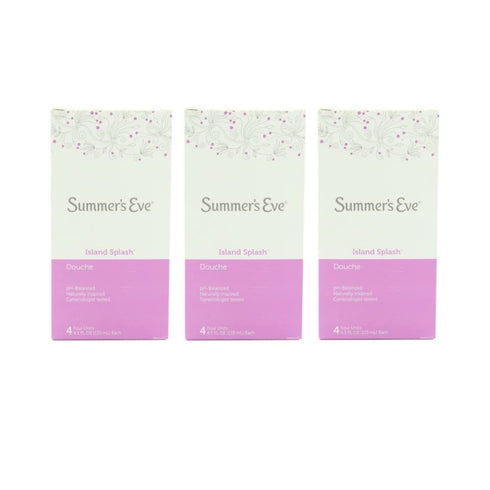 Summers Eve Douche Island Splash - 4 ea, 3 Pack