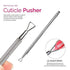 Teenitor Nail Gel Remover Tools Kit - Pink Polish Remover Clips, Cuticle Peeler, Gel Nail Brush, 115 Pack Wipe Pads