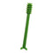 V4 Hard Plastic Denture Brush, Denture Gel Adhesive Remover for Oral Hygiene with Textured Grip and Rigid Bristles
