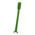 V4 Hard Plastic Denture Brush, Denture Gel Adhesive Remover for Oral Hygiene with Textured Grip and Rigid Bristles