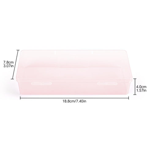 Transparent Box Storage Case for Nail Art Equipment - Empty Plastic Box for Manicure Tool Organizing