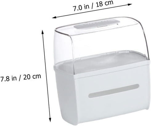 RoTape box1PcBox Acrylic tissue box, desktop tissue Wet and Dry TissueBox Baby Wipes Case Phone Holder Tissue Case