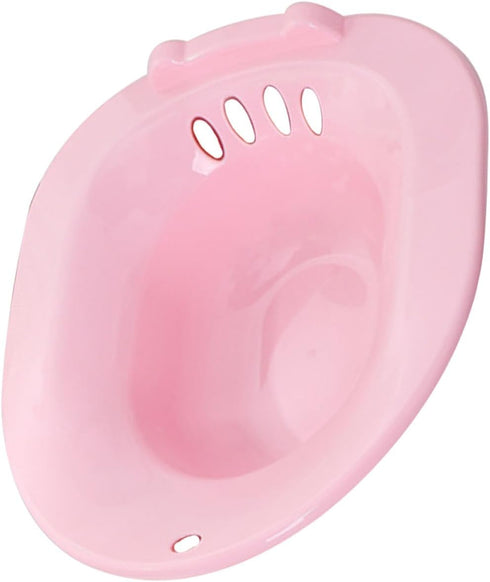 Postpartum Bath Soak Sitz Bath Basin with Anti-Spill Overflow for Pregnant Women and Elderly Non-Slip Hip Soaking Tub