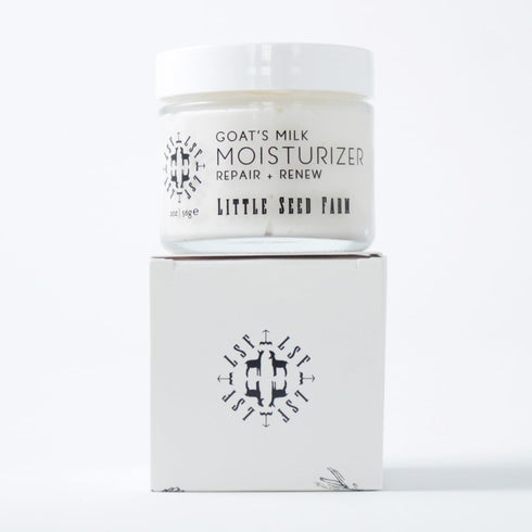 Little Seed Farm Goat's Milk Face Moisturizer - All Natural Organic Cream, 2.0 Ounce