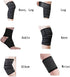 Elastic Calf Compression Bandage Sleeve Wrap for Pain Relief, Adjustable Plus Size Shin Splint Guard in Black