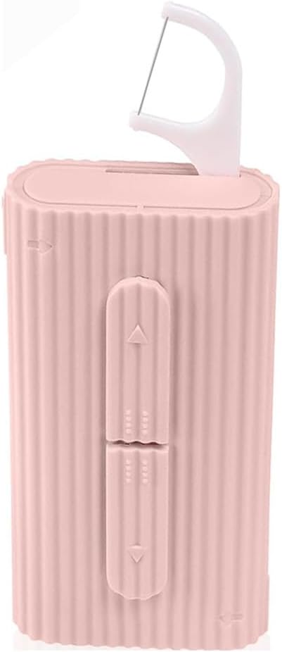 Ultralight Dental Floss Picks Case - 10 Count Professional Shred Resistant Flossers for Adults (Pink)