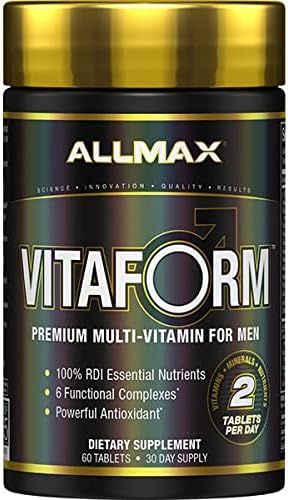 ALLMAX Nutrition Vitaform Multi-Vitamin for Men, 60 Tablets (Pack of 1)