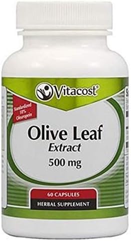 Vitacost Synergy Olive Leaf Extract - Standardized - 500 Milligram - 60 Capsules