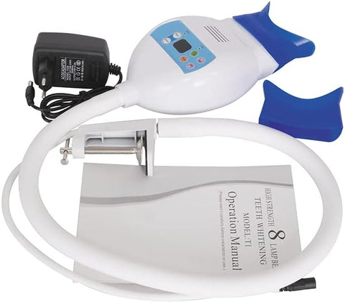 XUX 8 LED Lights Dental Teeth Whitening Lamp Bleaching Accelerator Fix on Desk