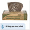 STOG3036B80 Eco-Degradable Plastic Trash Bag, 20-30gal.8mil, 30 x 36, Brown (3 Pack Value