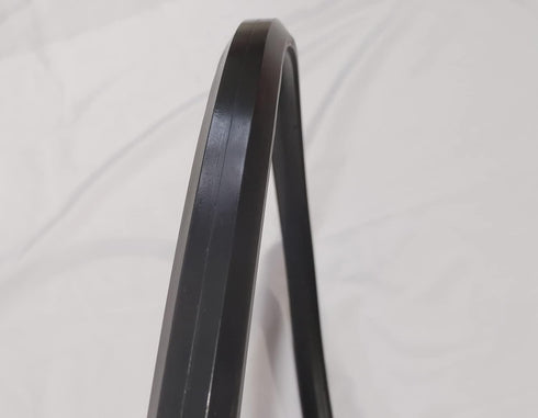 wheelchair rear wheel replacement Tire,24" x 1" Universal Flat Free Polyurethane Tire,Wheelchair Tire, Low Profile Urethane Foam, Pyramid Shape,Free Zip Ties (1Ea Black) by ComsenMed