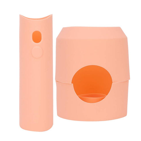 Silicone Hair Dryer Protective Cover for Dyson, Anti-Scratch Shockproof Dust Droof Travel Case Cover (Coral Orange)